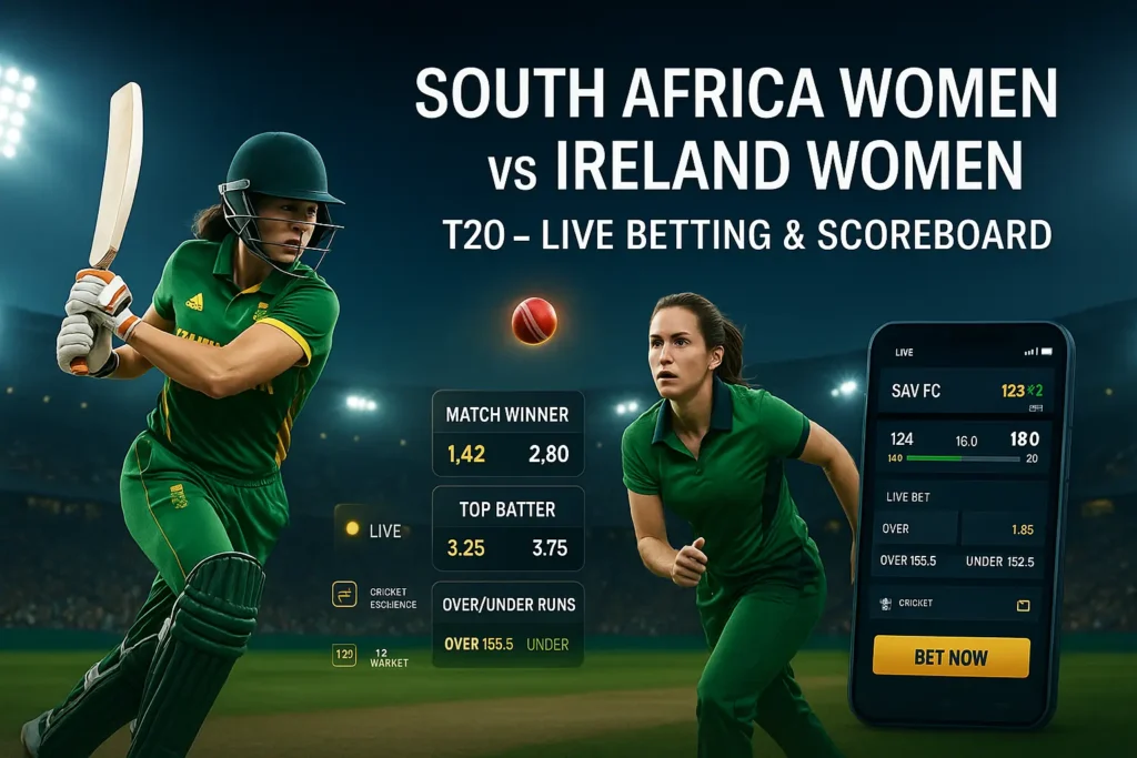 South Africa Women vs Ireland Women: T20 Match Preview, Live Scoreboard & Betting Guide