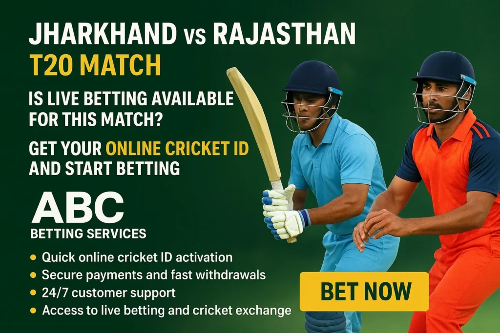 Jharkhand vs Rajasthan T20 Match: Live Score, Prediction & Betting Guide