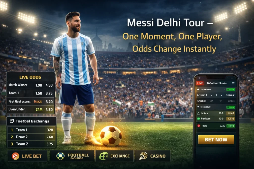 Messi Delhi Tour: Why the Messi Delhi Event Is Creating Massive Buzz Among Sports Fans and Bettors