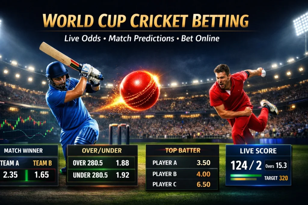 World Cup Betting Guide for Cricket Match Fans