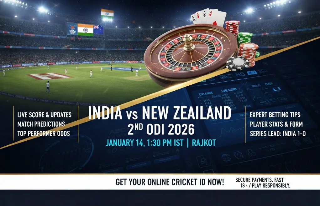 India vs New Zealand 2nd ODI: Live Score, Predictions & Betting Tips from Rajkot