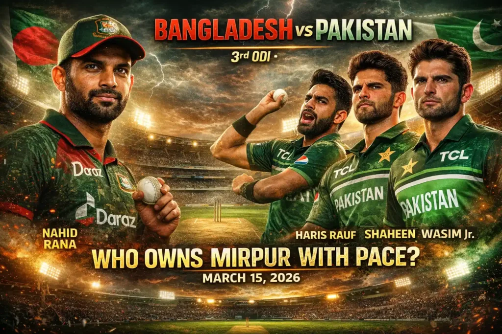 Bangladesh vs Pakistan 3rd ODI