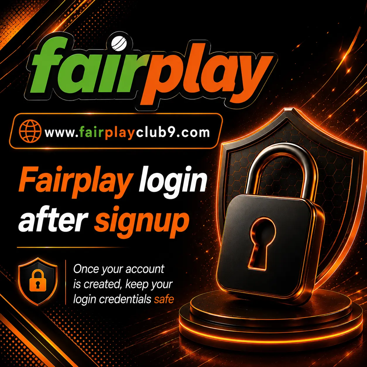 Fairplay login after signup