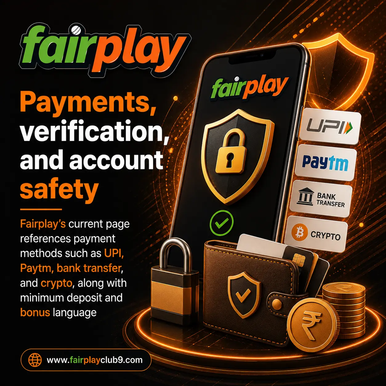 Payments, verification, and account safety