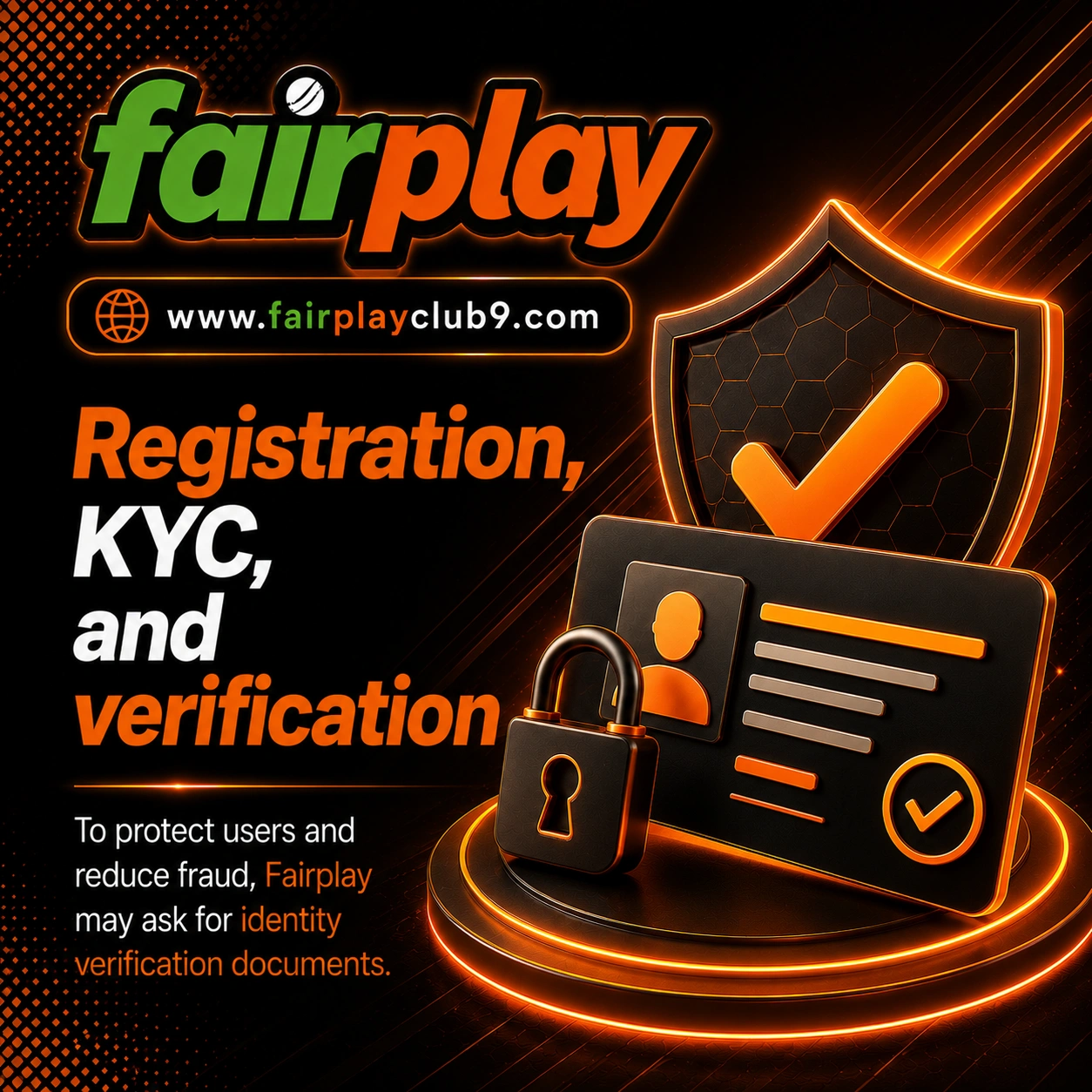 Registration, KYC, and verification