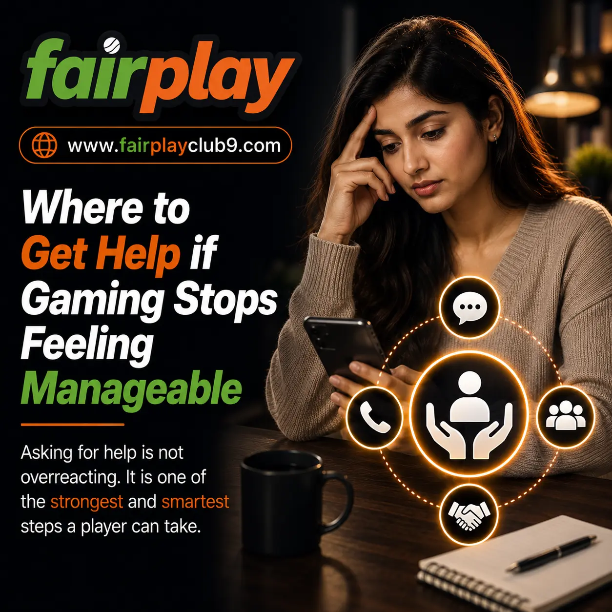 Where to Get Help if Gaming Stops Feeling Manageable